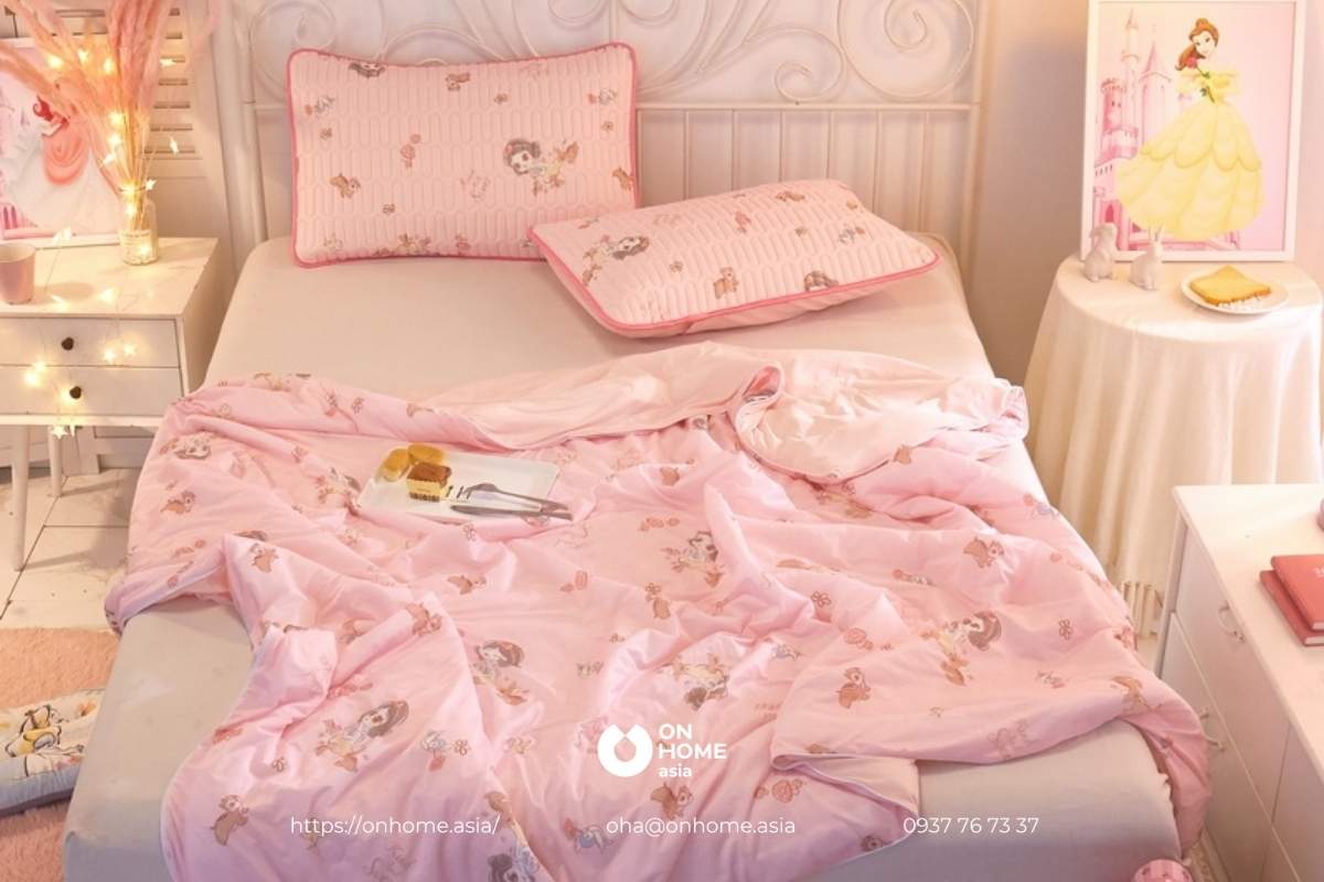 Mẫu giường ngủ công chúa cho bé gái