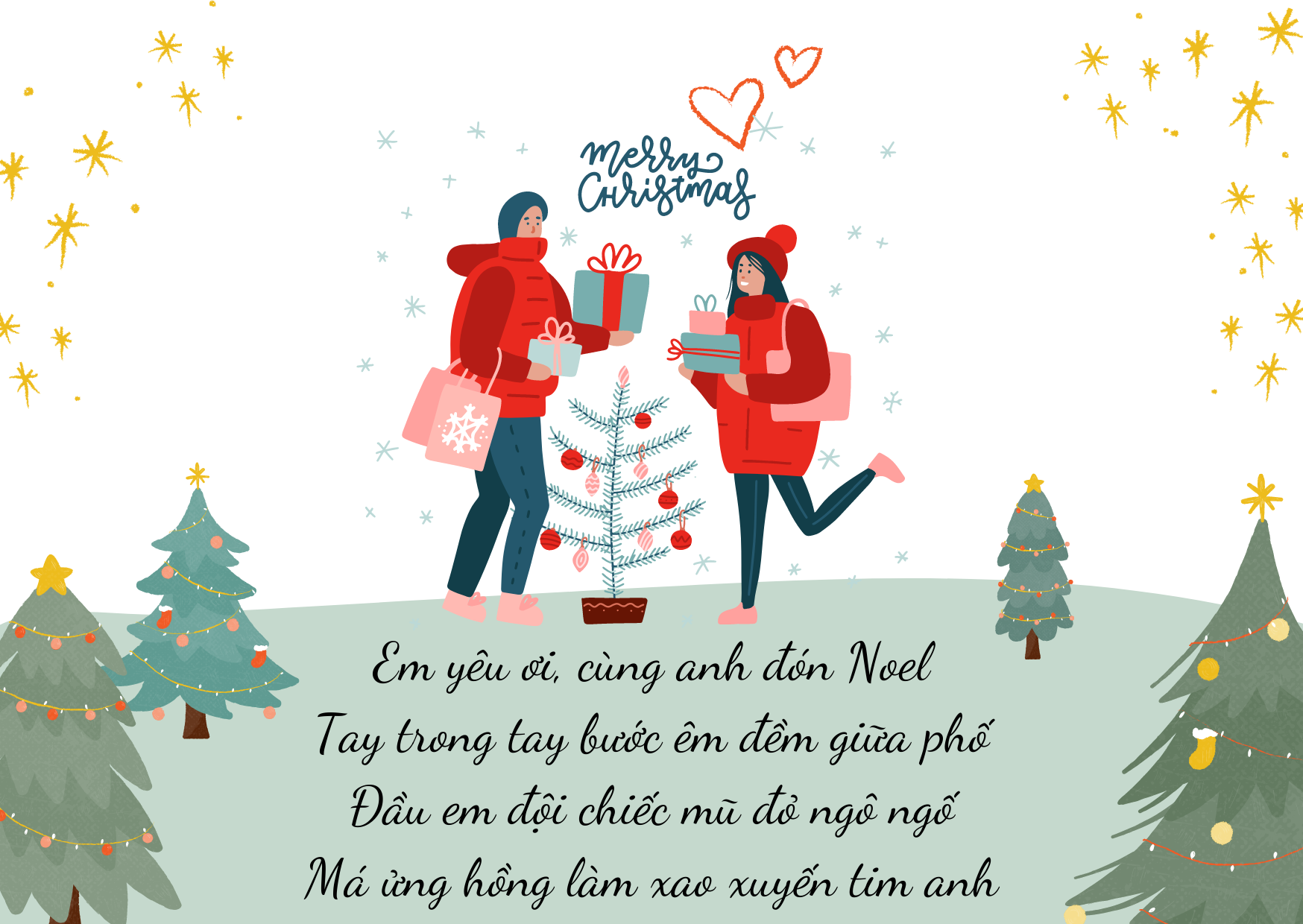 7 bài thơ chúc Giáng sinh người yêu ngắn gọn và ngọt ngào năm 2021 - Ảnh 1.