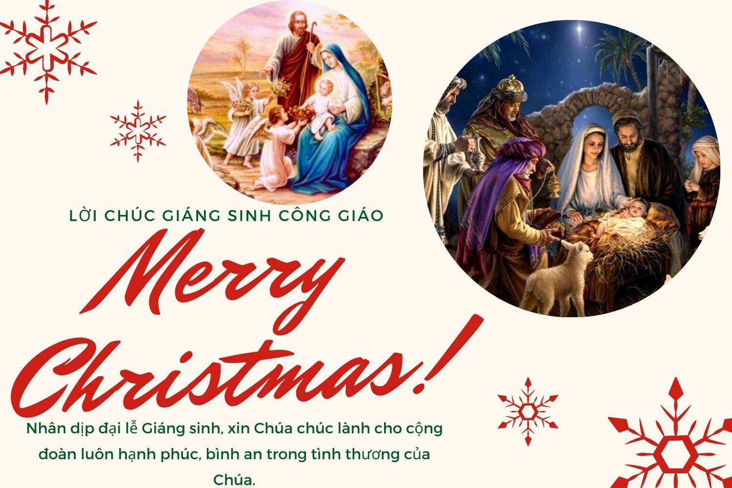 Lời chúc Giáng sinh cho người công giáo hay, ý nghĩa nhất năm 2021 - Ảnh 5.