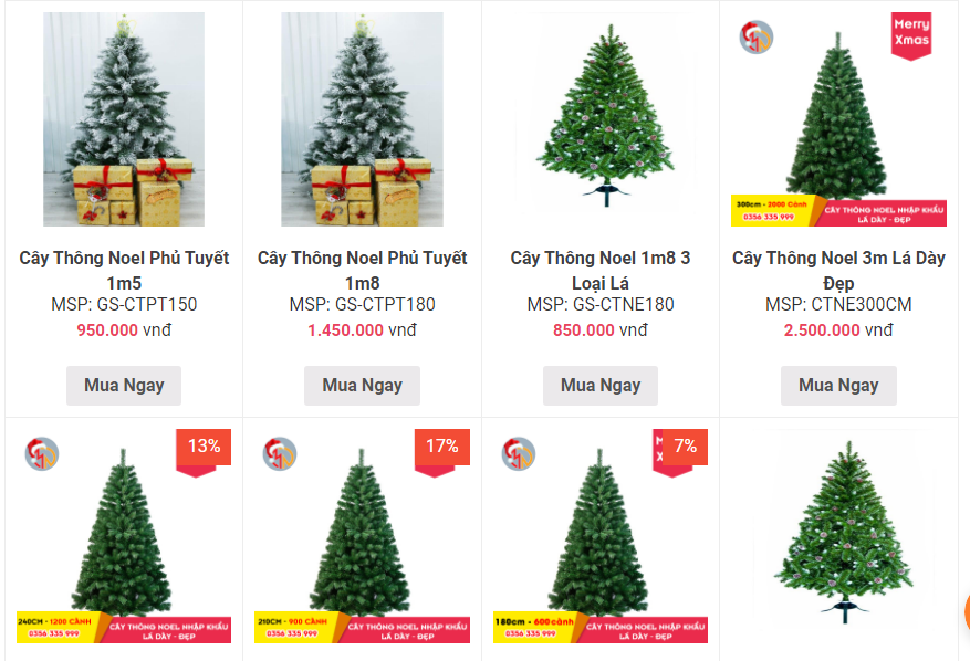 Cây thông Noel giá bao nhiêu? Bảng giá một số loại cây thông Noel trên thị trường năm 2021 - Ảnh 11.