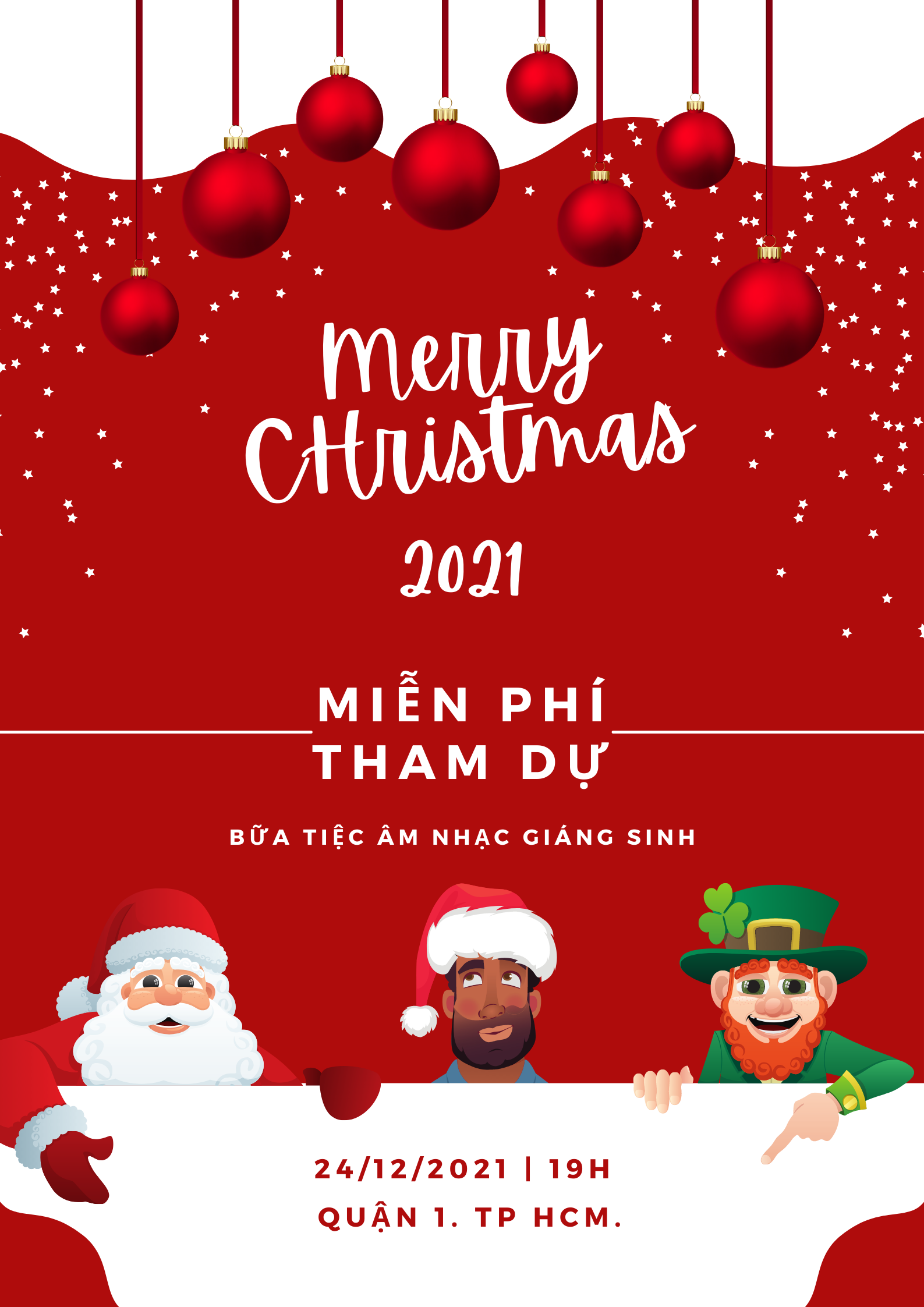 Top 25 mẫu poster Giáng sinh đẹp mắt cho mùa lễ năm 2021 - Ảnh 21.