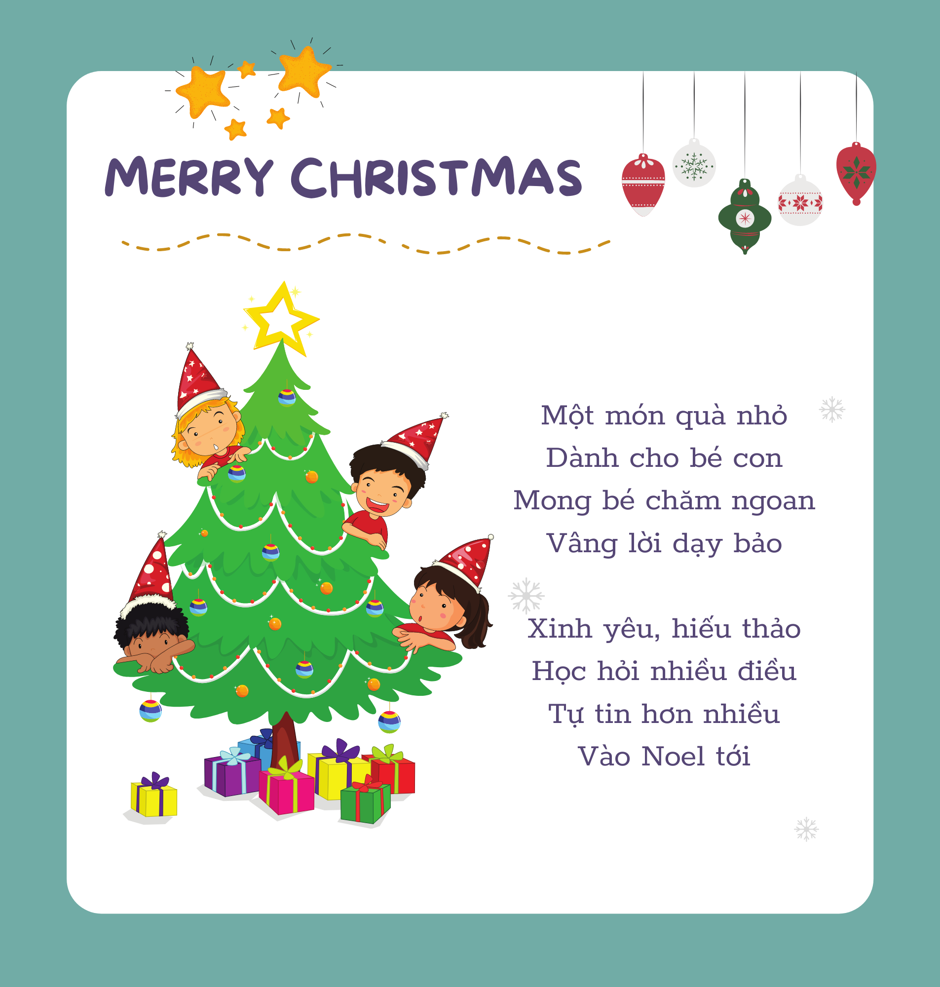 Top 5 bài thơ Giáng sinh cho thiếu nhi vui nhộn và mới nhất năm 2021 - Ảnh 2.